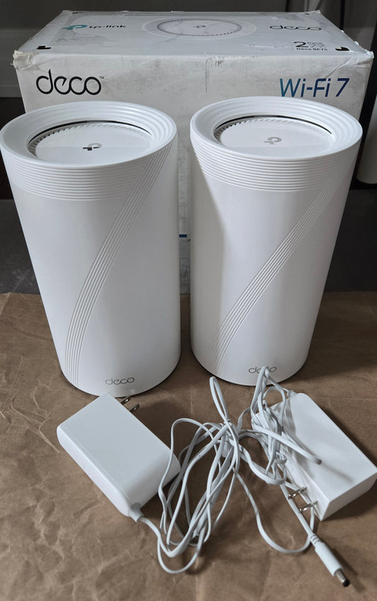 TP-Link Deco BE17000 Tri-Band WiFi 7 Mesh System (Deco BE75) 2-Pack