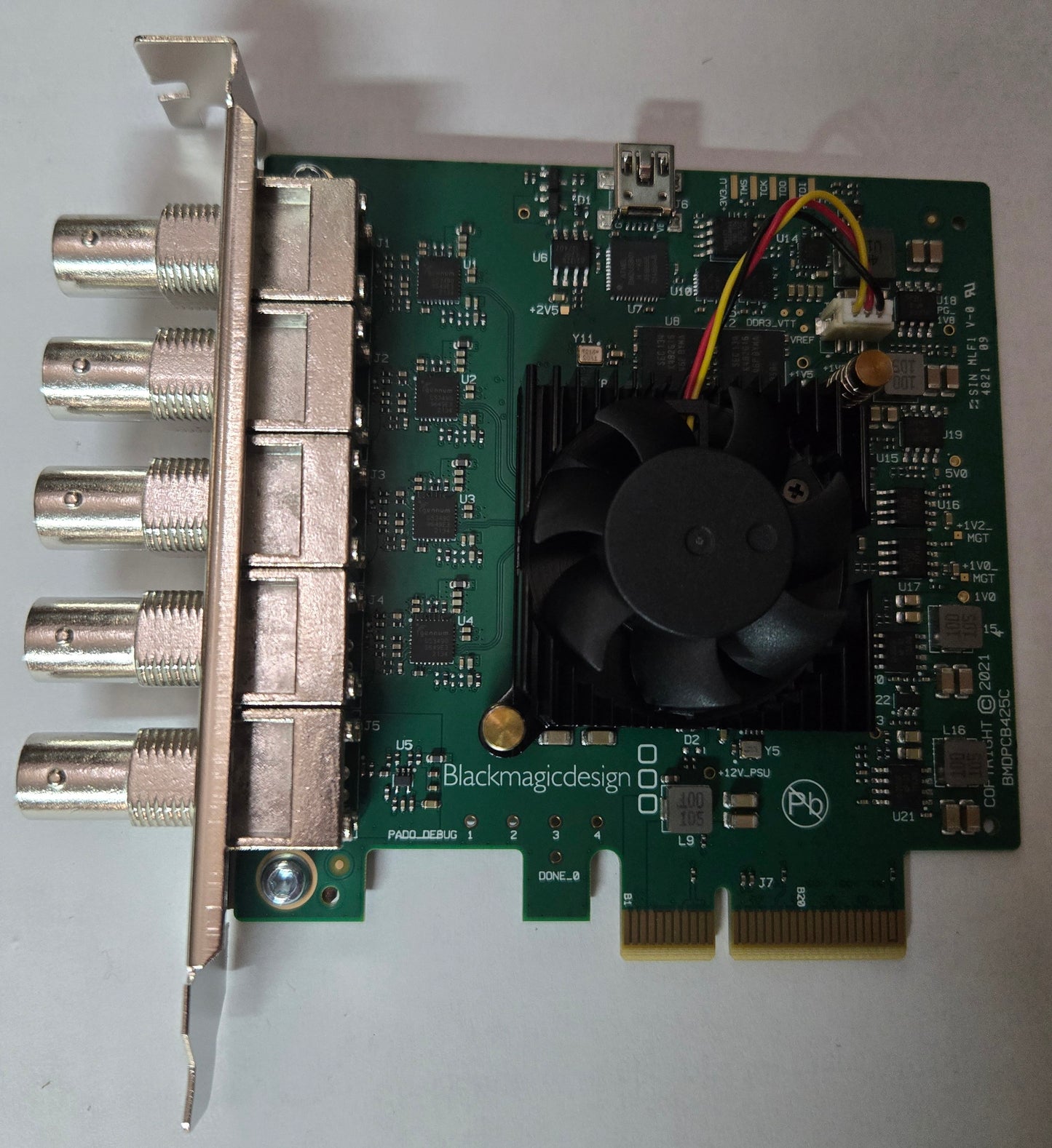 Blackmagic DeckLink Duo 2 SDI PCIe Capture Card + HDMI Bracket & Audio Breakout Cable