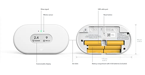 Airthings 2960 View Plus - Radon & Air Quality Monitor