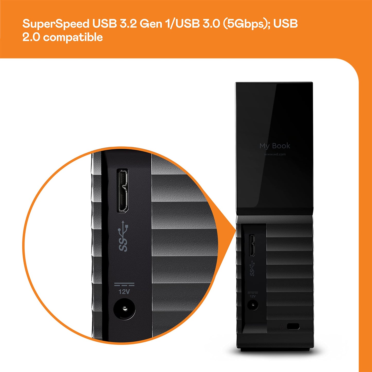 Western Digital 14TB My Book External Hard Drive - WDBBGB0140HBK-NESN