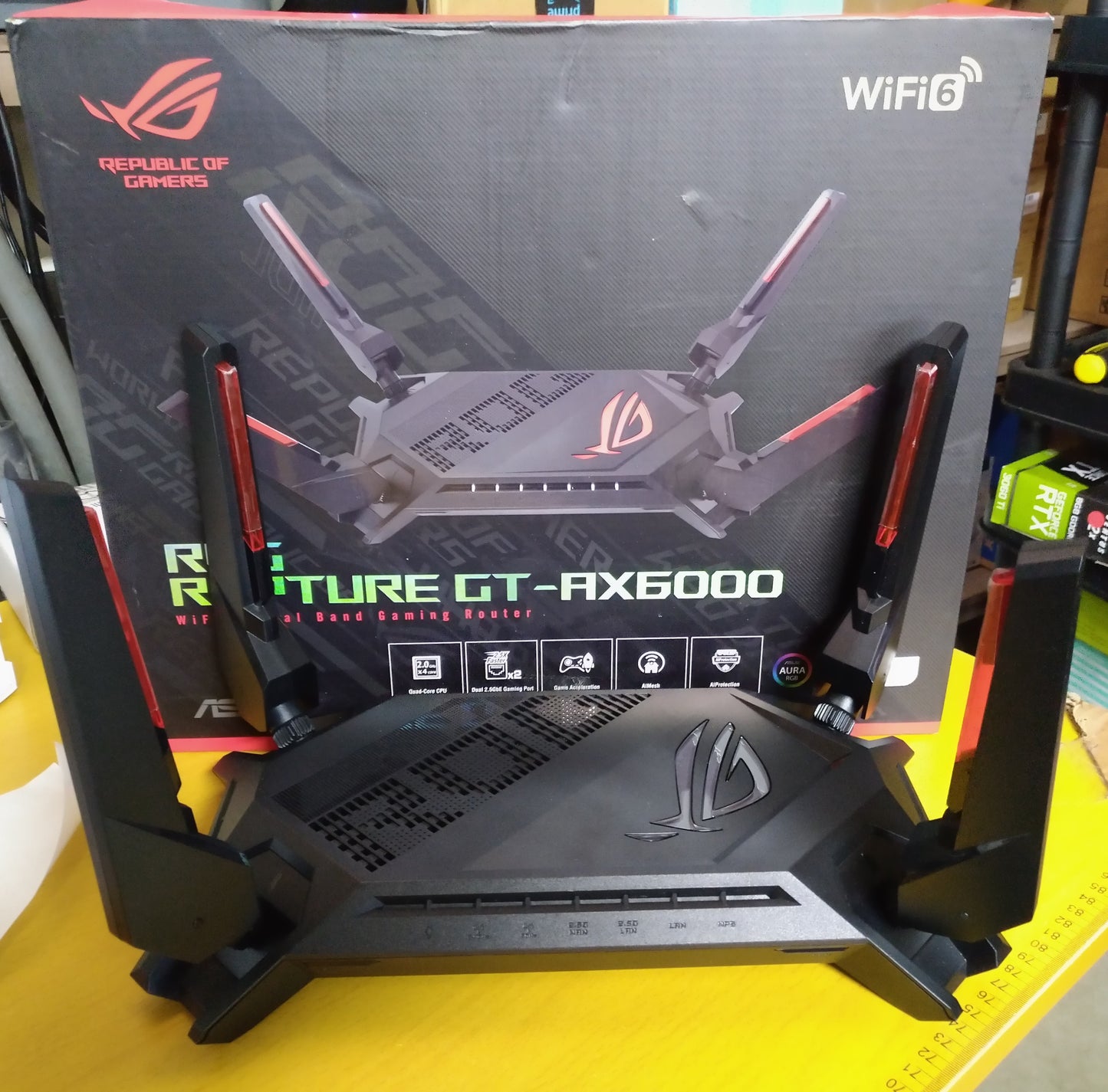 ASUS ROG Rapture GT-AX6000 Gaming Router, AiMesh Compatible
