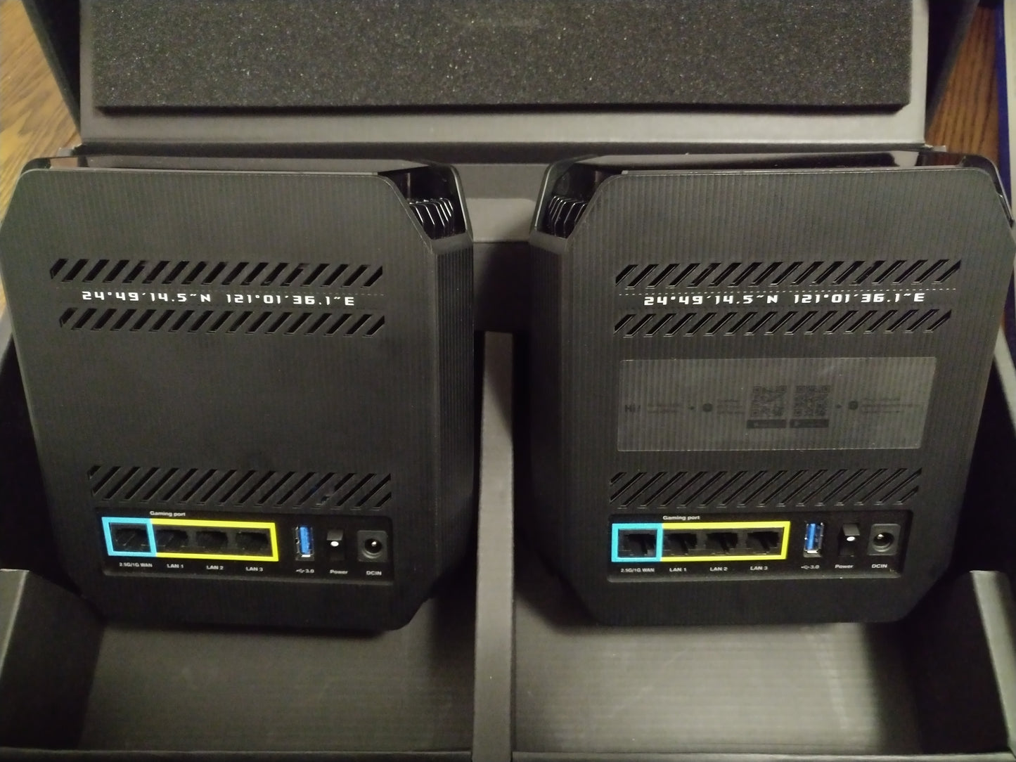 ASUS ROG Rapture GT6 (2PK) WiFi 6 Gaming Mesh System, Black
