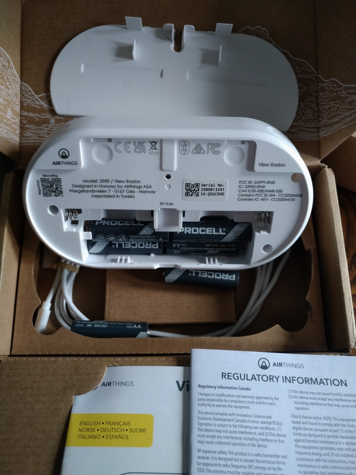 Airthings View Radon 2989 8.5 / 10
