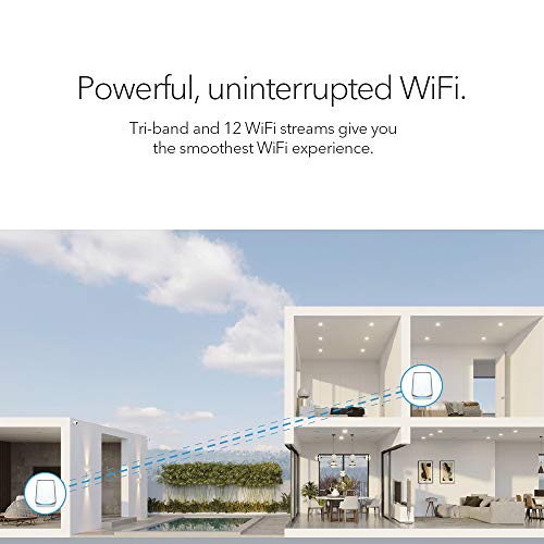 NETGEAR Orbi Tri-Band Mesh Wi-Fi 6 System (RBK852) – Router with 1 Satellite 8.5 / 10