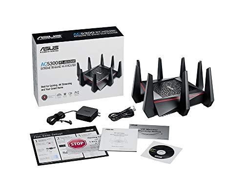 ASUS AC5300 Tri-Band (Dual 5GHz, Single 2.4GHz) Router RT-AC5300 7.5 / 10