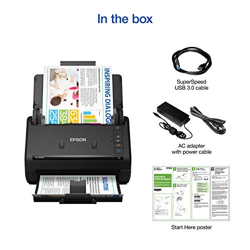 Epson Workforce ES-400 II Color Duplex Desktop Document Scanner