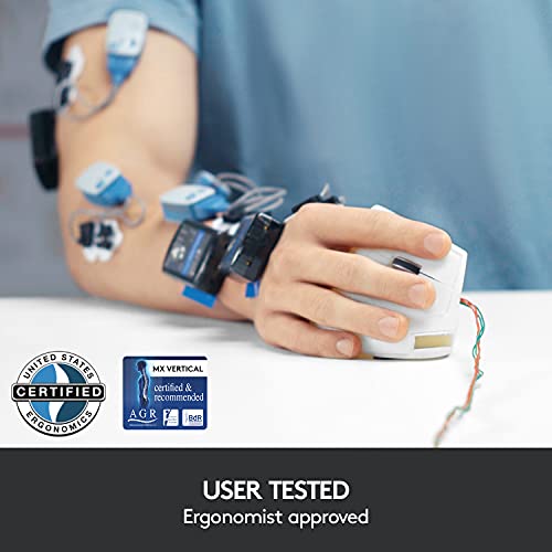 Logitech MX Vertical Wireless Mouse, Graphite