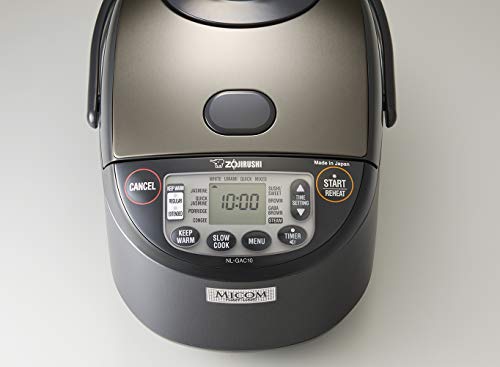 Zojirushi NL-GAC10 BM Umami Micom Rice Cooker, 5.5-Cup, Black