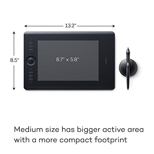 Wacom Intuos Pro Digital Graphic Drawing Tablet for Mac or PC, Medium, (PTH660) 9.5 / 10