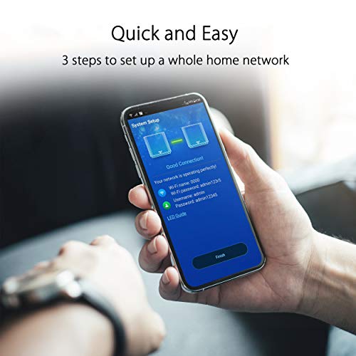 ASUS ZenWiFi AX Tri-Band Mesh WiFi 6 (XT8 2 Pack Black) 8.5 / 10