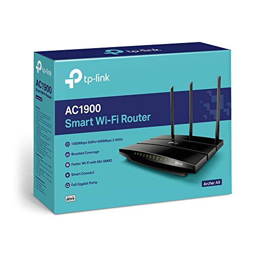TP-Link AC1900 Smart WiFi Router - High Speed MU- MIMO (Archer A9)