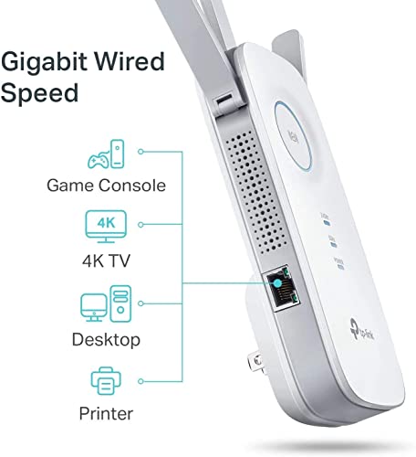 TP-Link AC1750 WiFi Extender (RE450) - Up to 1750Mbps, Dual Band