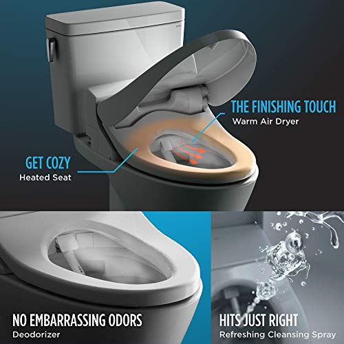 TOTO SW2043R#12 C200 Electronic Bidet Toilet Cleansing Water, Heated Seat, Deodorizer, Dryer, Beige