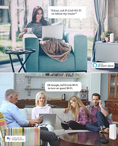D-Link COVR-R2203 Covr PowrZone Mesh Wi-Fi System with Voice Control, 3-Pack