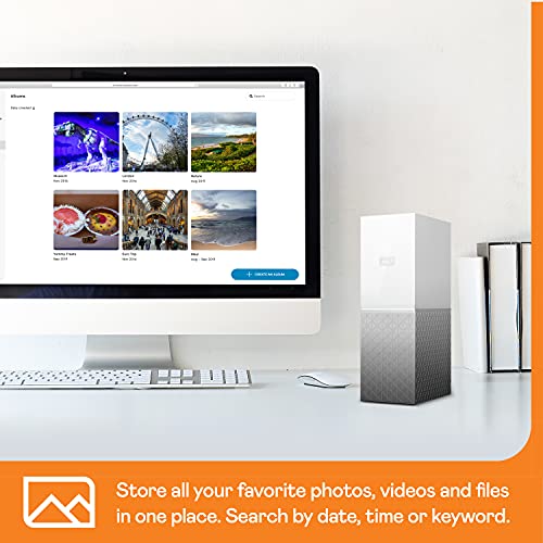 WD 4TB My Cloud Home Personal Cloud Storage - WDBVXC0040HWT-NESN,White
