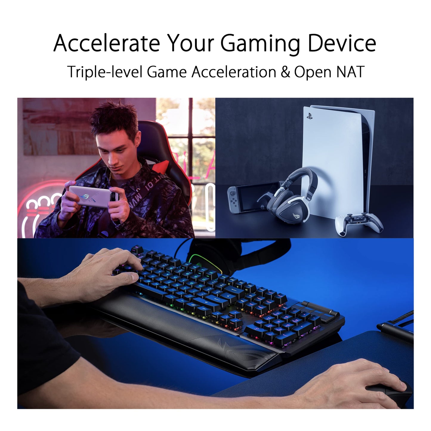 ASUS ROG Rapture GT6 (2PK) WiFi 6 Gaming Mesh System, Black