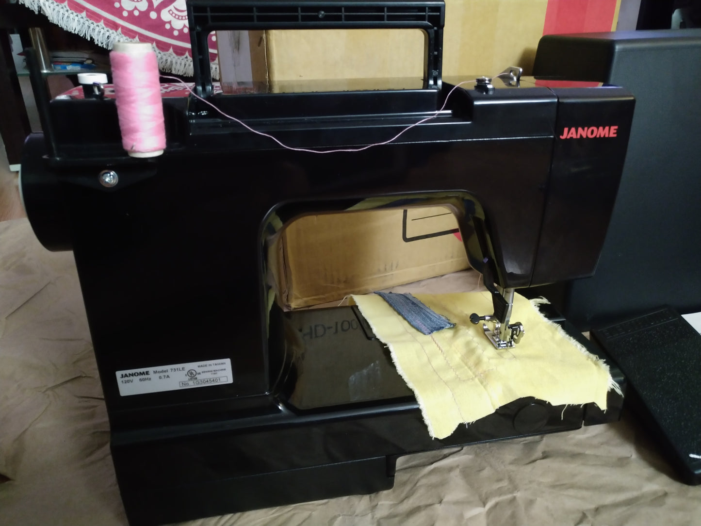 Janome Industrial-Grade Aluminum-Body HD1000 Black Edition