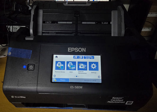 Epson Workforce ES-580W Wireless Color Duplex Desktop Document Scanner
