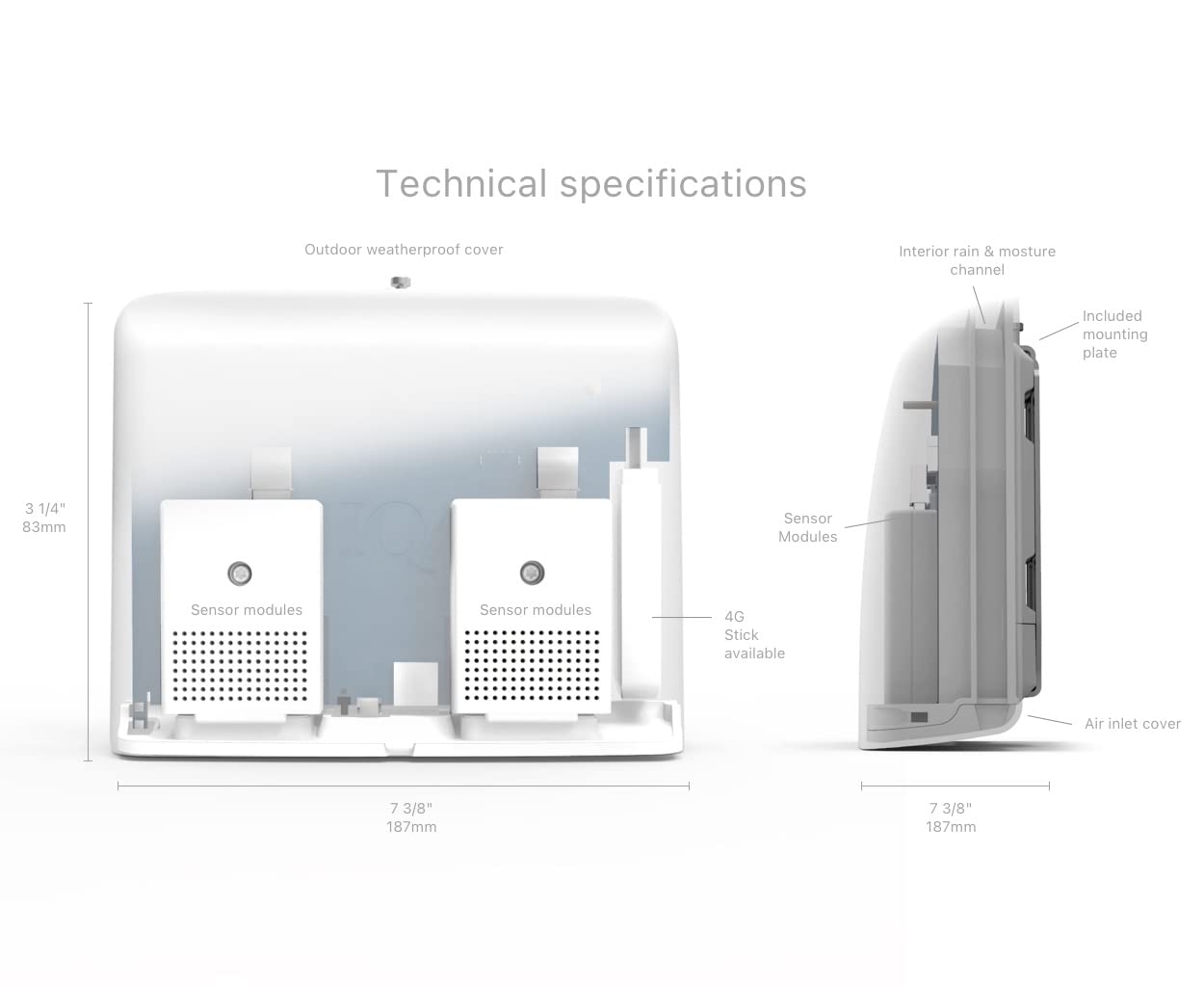 AirVisual Outdoor – Outdoor Air Quality Monitor, German Made