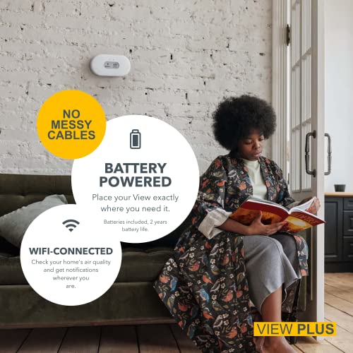 Airthings 2960 View Plus - Radon & Air Quality Monitor With Smart Sensors