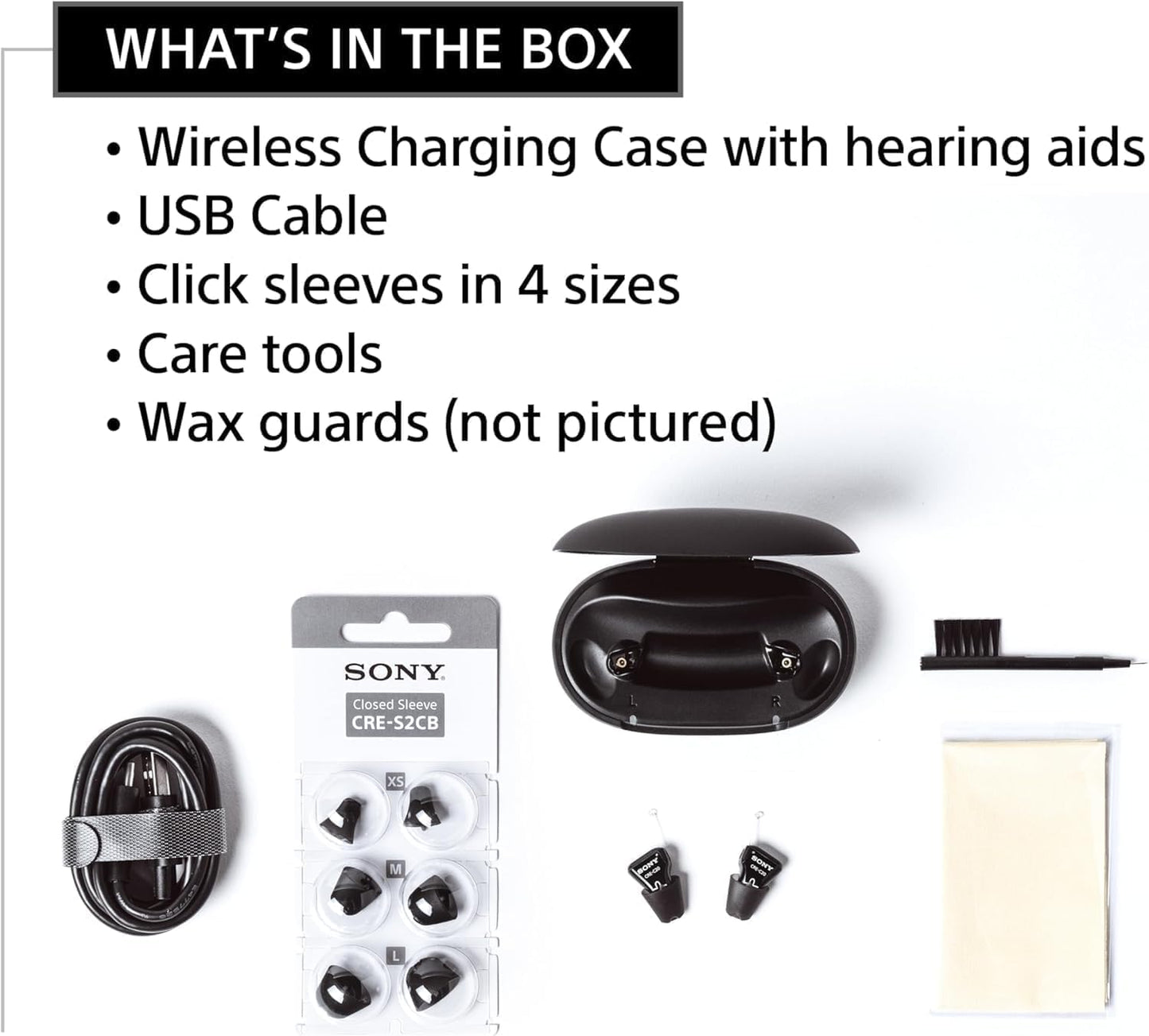 Sony CRE-C20 Self-Fitting OTC Hearing Aids, 8.5 / 10