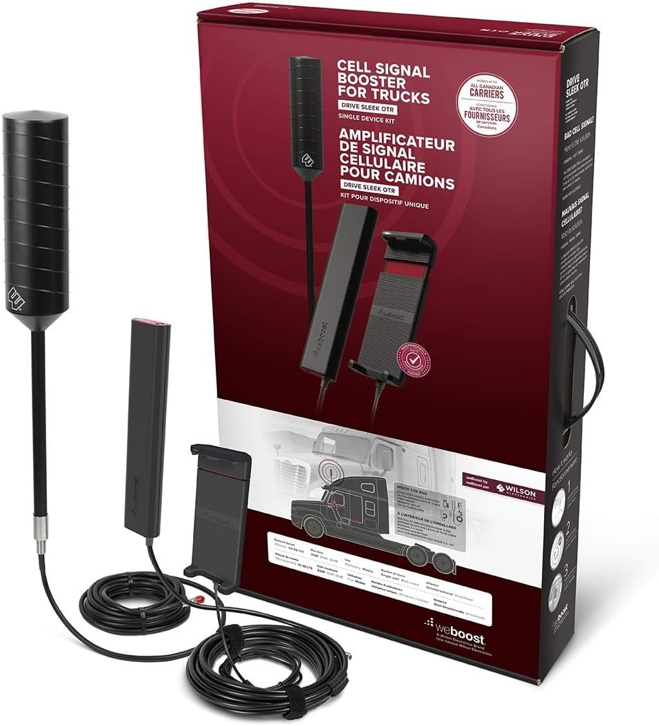 weBoost Drive Sleek OTR (470235F) Truck Cell Phone Signal Booster