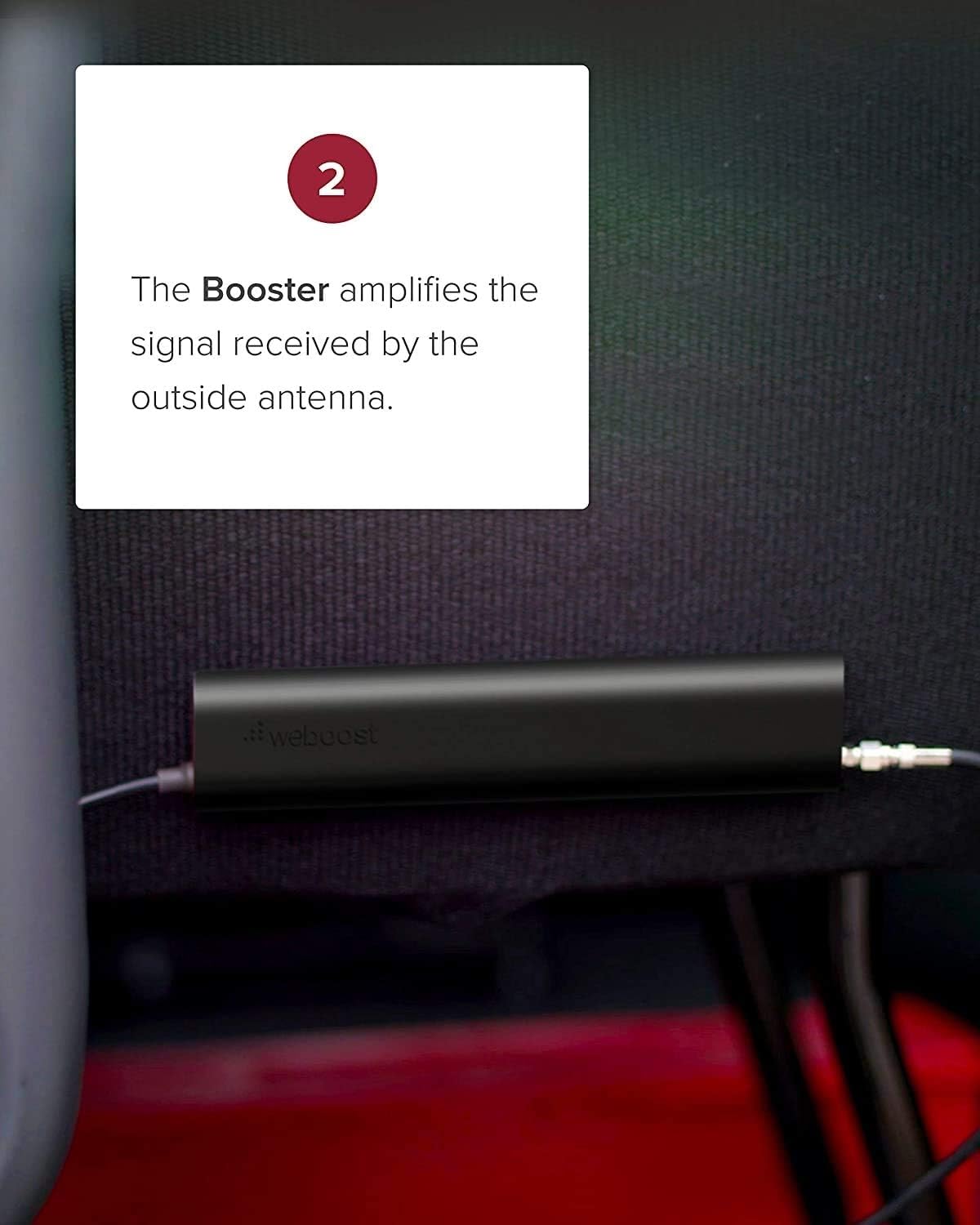 weBoost Drive Sleek OTR (470235F) Truck Cell Phone Signal Booster