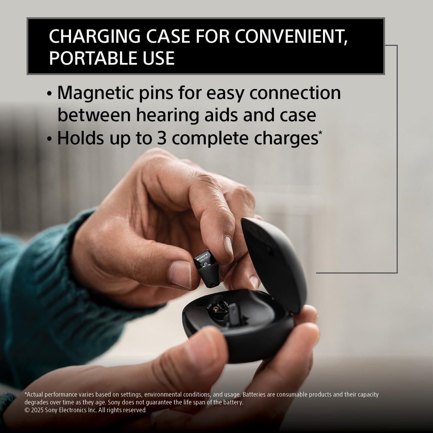 Sony CRE-C20 Self-Fitting OTC Hearing Aids, 8.5 / 10