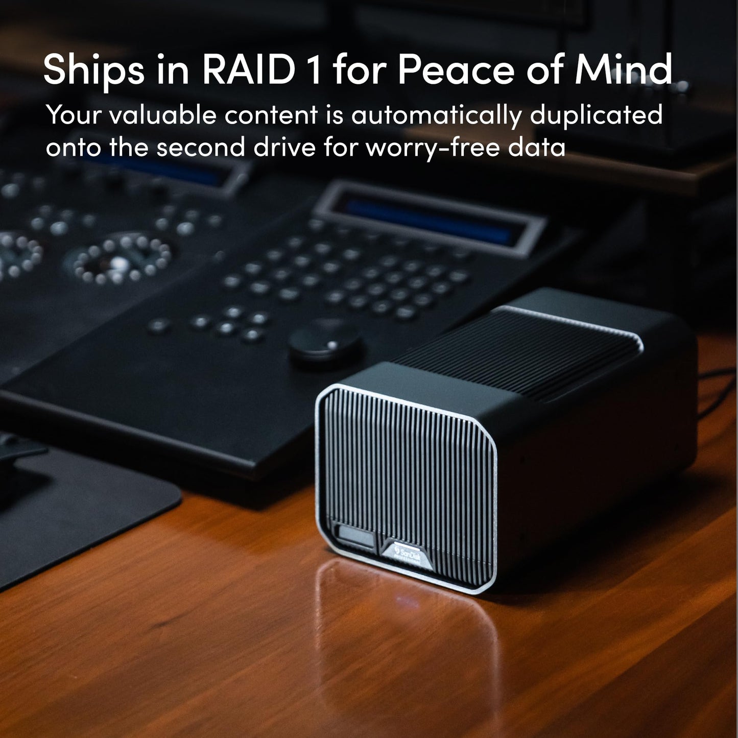 SanDisk Professional 12TB G-RAID Mirror - External HDD - SDPHH2H-012T-NBAAD