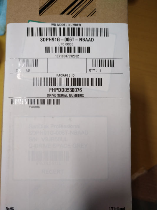 SanDisk Professional 6TB G-Drive