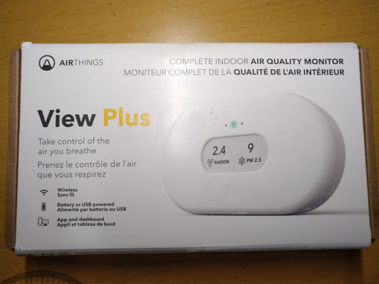 Airthings 2960 View Plus - Radon & Air Quality Monitor