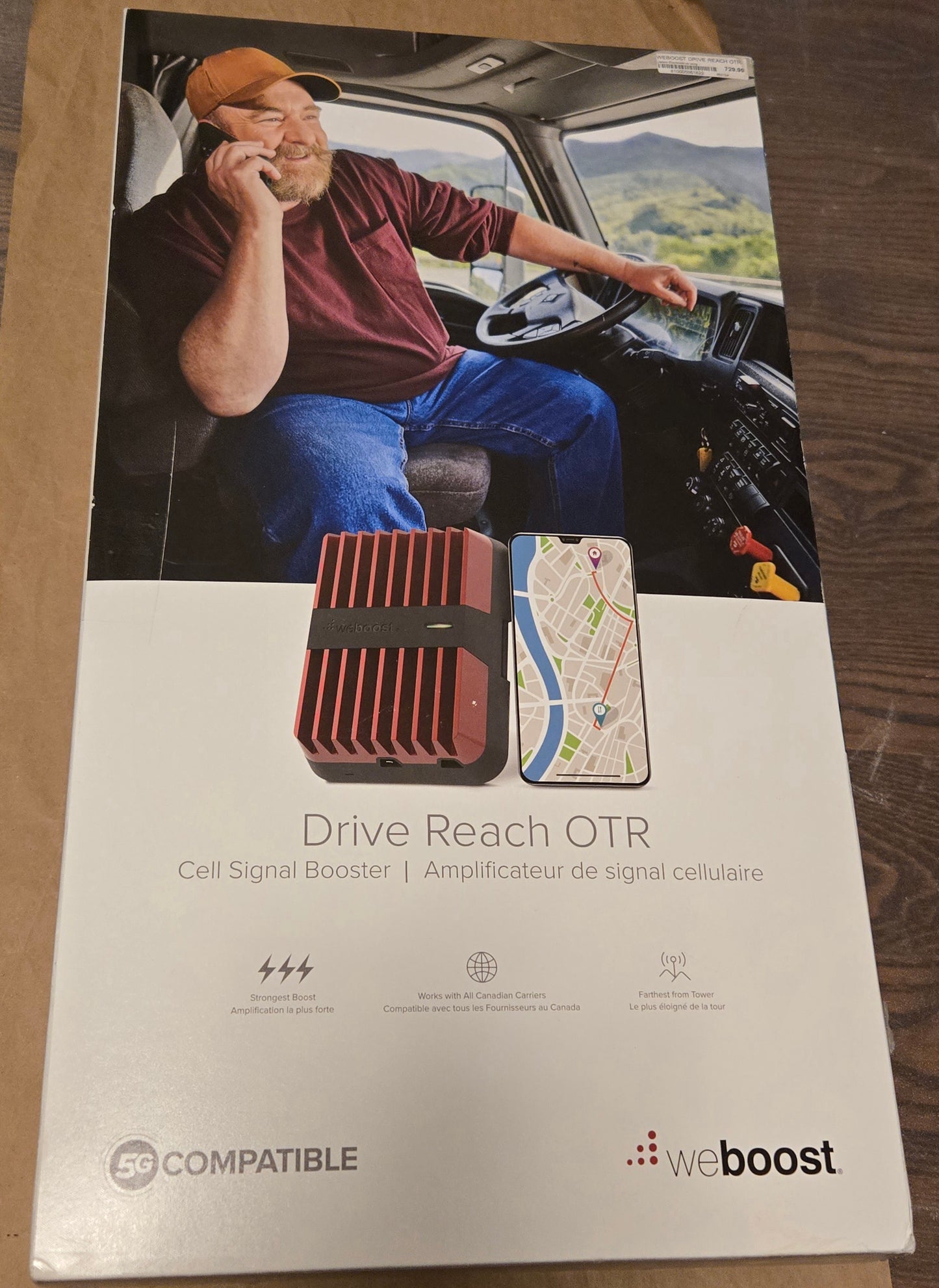 weBoost Drive Reach OTR (652154) Cell Phone Signal Booster Kit