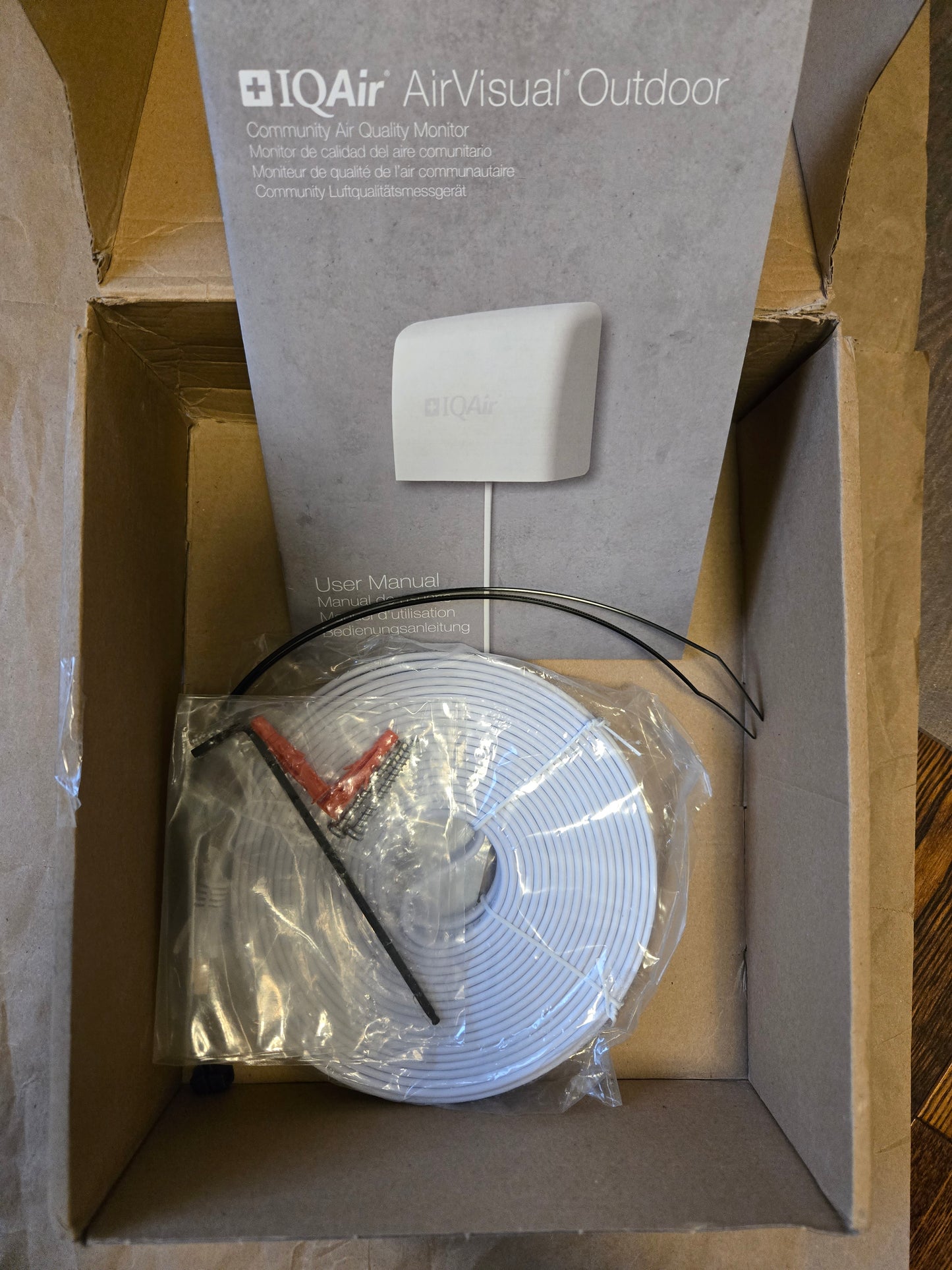 AirVisual Outdoor – Outdoor Air Quality Monitor, German Made