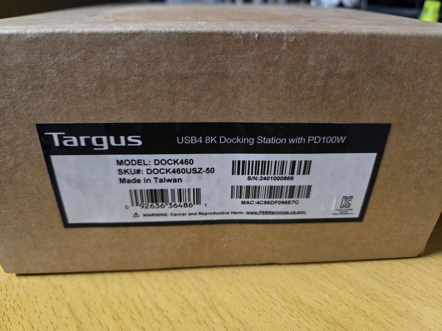 Targus - USB4 Triple Video Docking Station (DOCK460USZ)