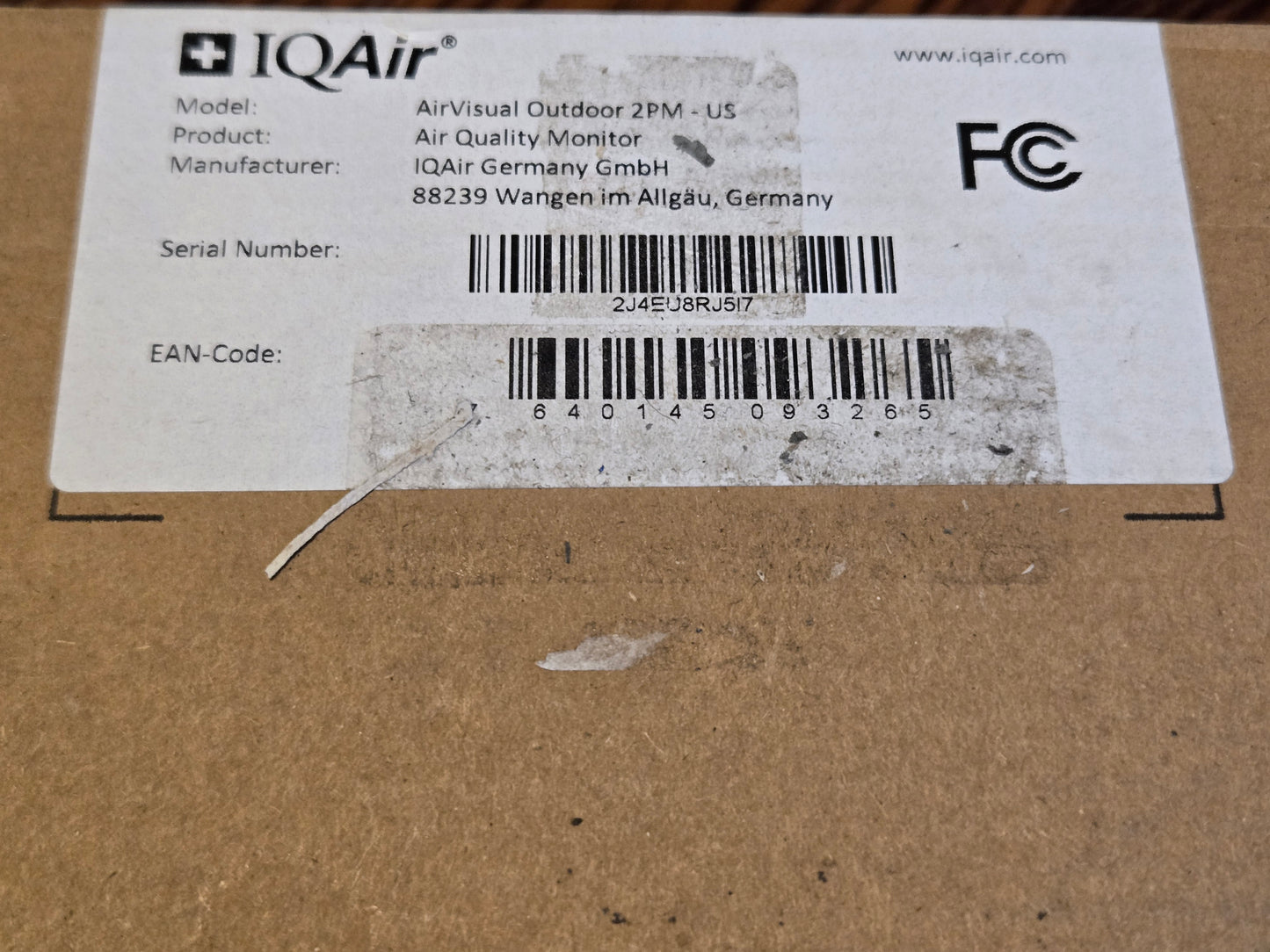 AirVisual Outdoor – Outdoor Air Quality Monitor, German Made