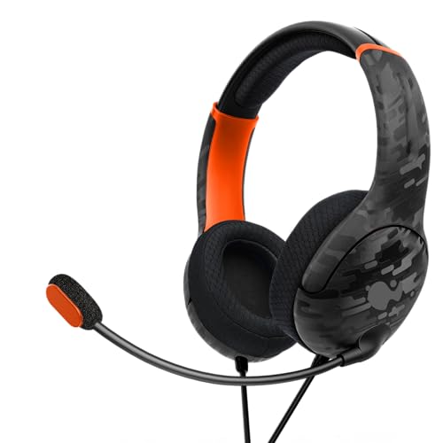 PDP LVL 40 Gaming Headset - Atomic Carbon (Black/Orange)