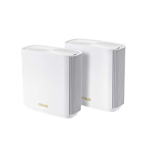 ASUS ZenWiFi AX Tri-Band Mesh WiFi 6 (XT8 2 Pack White)