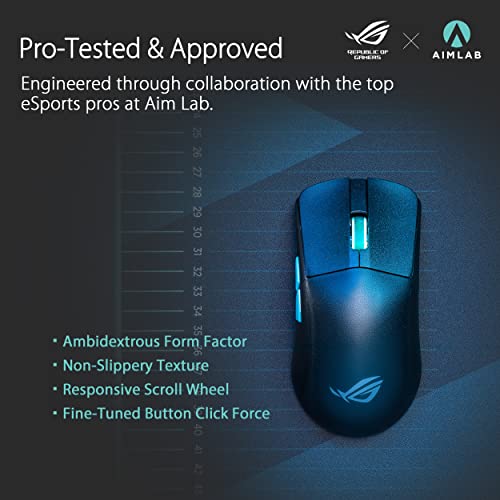 ASUS ROG Harpe Ace Aim Lab Edition Gaming Mouse, Black