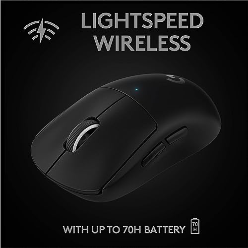Logitech G PRO X Superlight Gaming Mouse, Black