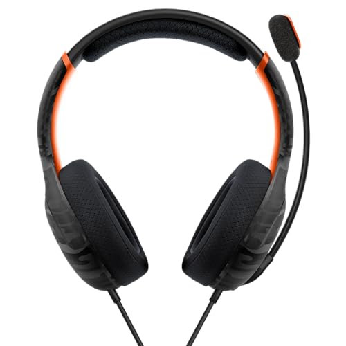 PDP LVL 40 Gaming Headset - Atomic Carbon (Black/Orange)