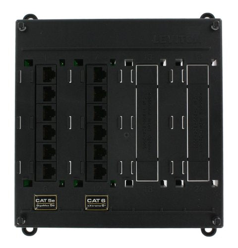 Leviton 476TM-652 Twist and Mount Patch Panel