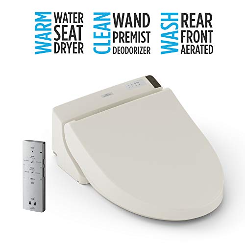 TOTO SW2043R#12 C200 Electronic Bidet Toilet Cleansing Water, Heated Seat, Deodorizer, Dryer, Beige
