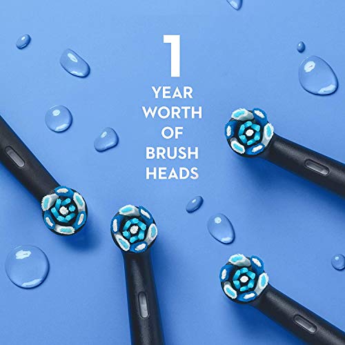 Oral-B iO Series 9 Electric Toothbrush with 3 Replacement Brush Heads,Black Onyx