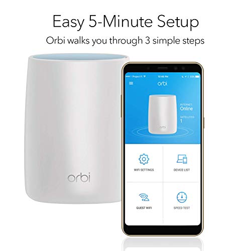 NETGEAR Orbi Tri-band Mesh WiFi System (RBK50) 2-pack 9.5 / 10