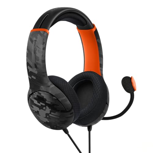 PDP LVL 40 Gaming Headset - Atomic Carbon (Black/Orange)