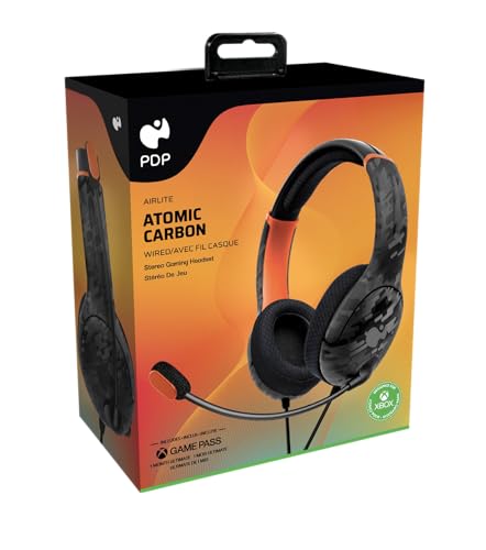 PDP LVL 40 Gaming Headset - Atomic Carbon (Black/Orange)