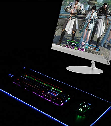G Electronics Large RGB Gaming Mouse Pad with Wireless Phone Charger