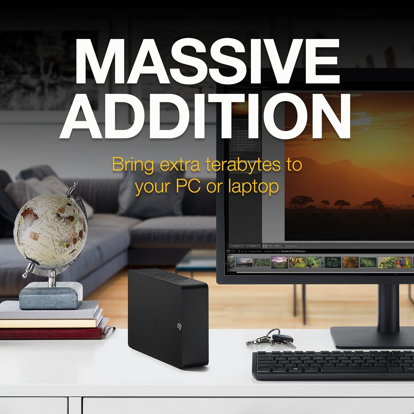Seagate 12TB Expansion Desktop External Drive (STKP12000400)