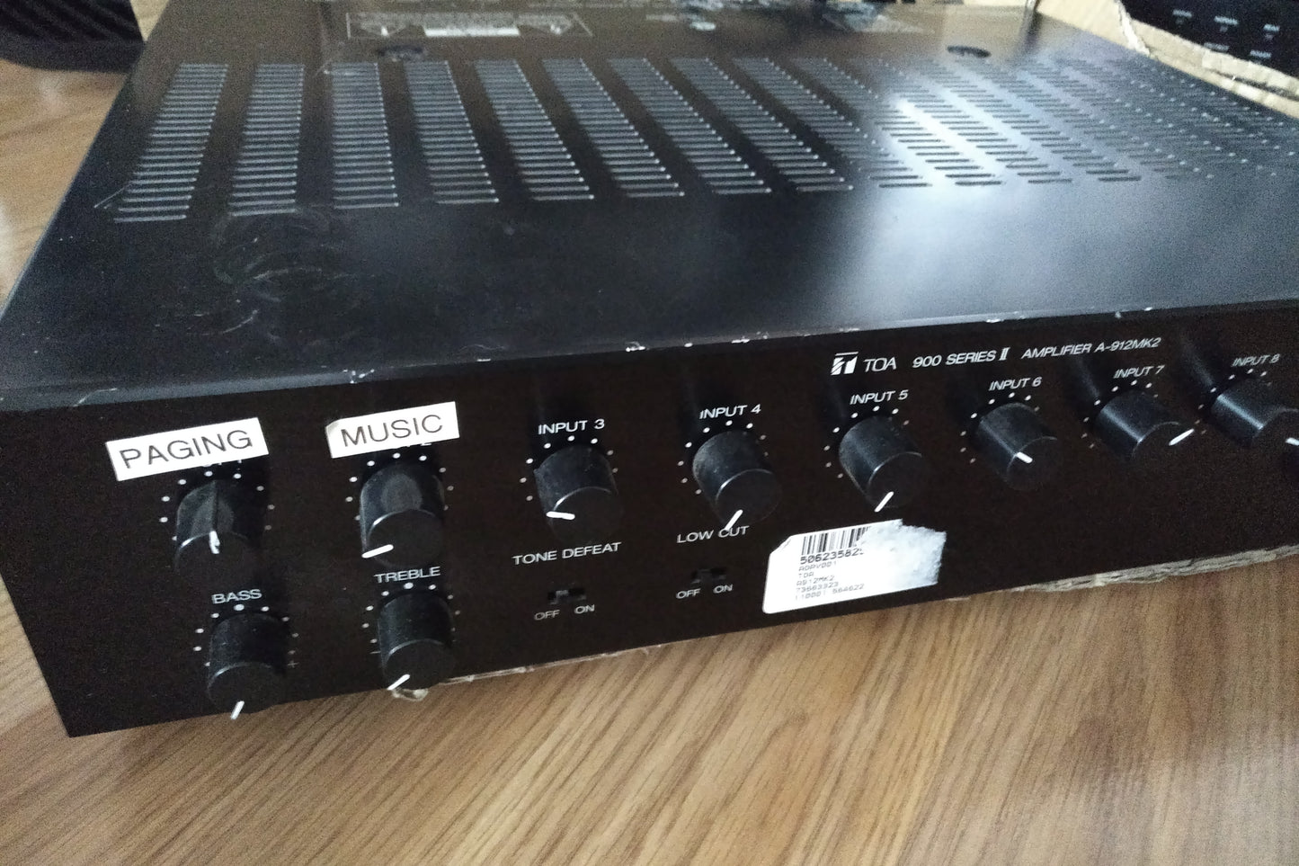 TOA A-912MK2 8-Channel Mixer Power Amplifier