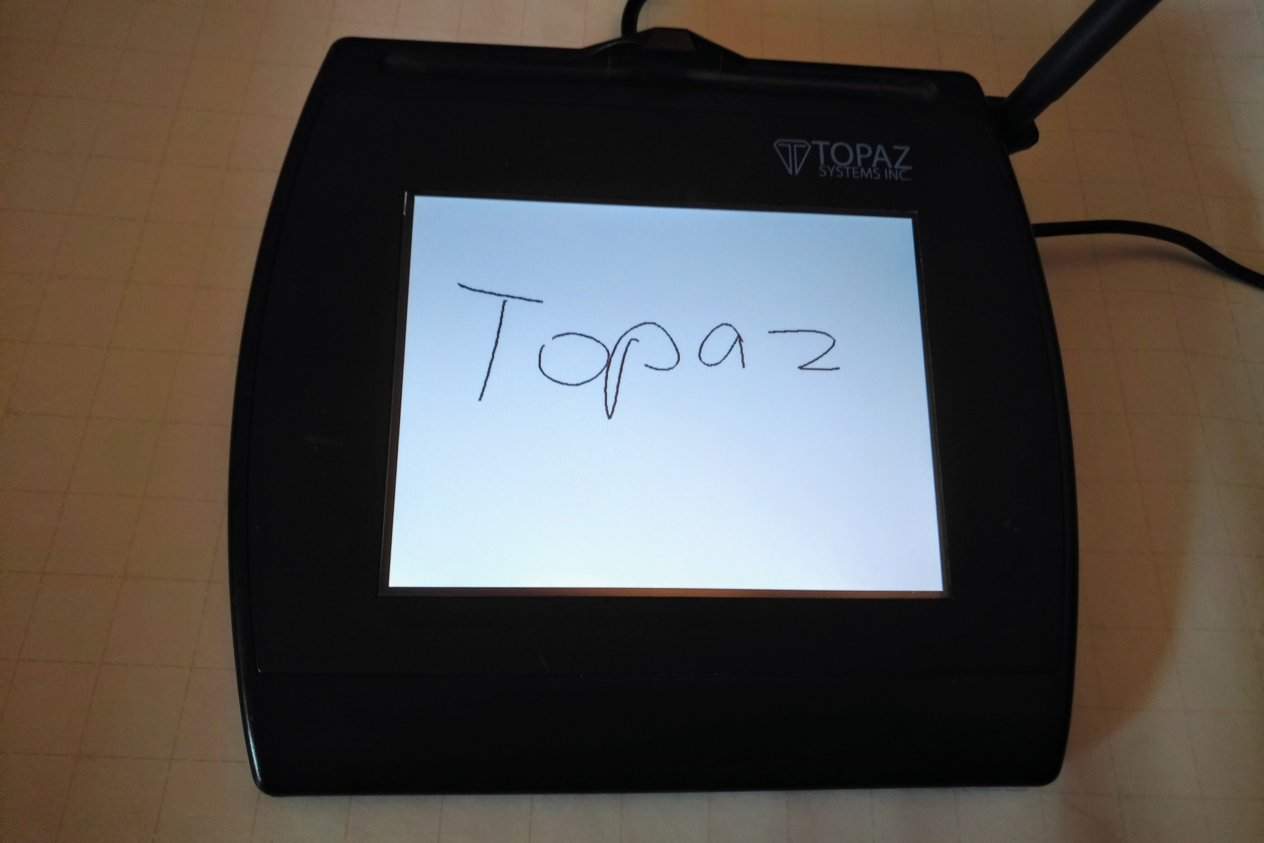 TOPAZ T-LBK57GB Model Series/SignatureGem/LCD 4x3, electronic signatur ...